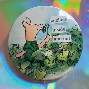 Classic Pooh Handmade Vintage 2.25" Button 5/$20 or 10/$30